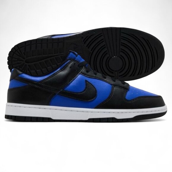 Nike Dunk Low Retro Hyper Royal/Black Mens Lifestyle Shoes HF5441 401 (NEW) - Picture 1 of 6